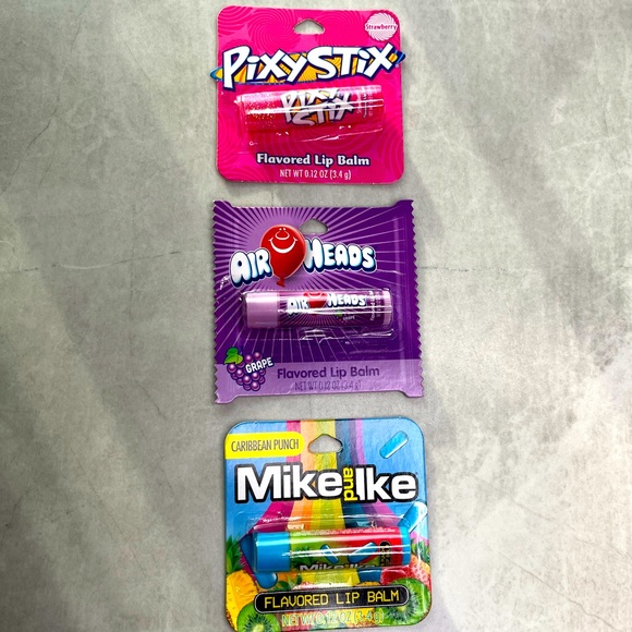 Brand New Air Head, Mike & Ike and Pixy Stix Lip Balms. - Picture 2 of 4